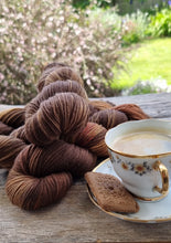 Load image into Gallery viewer, Hand-Dyed Sock Yarn: Brown Sugar