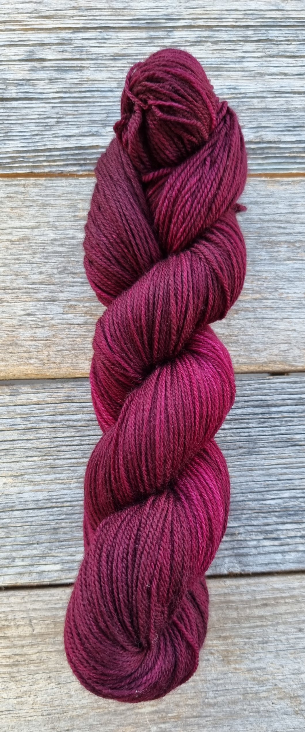 Hand-Dyed Sock Yarn: Claret