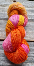 Load image into Gallery viewer, Hand-Dyed Sock Yarn: Coral Pea
