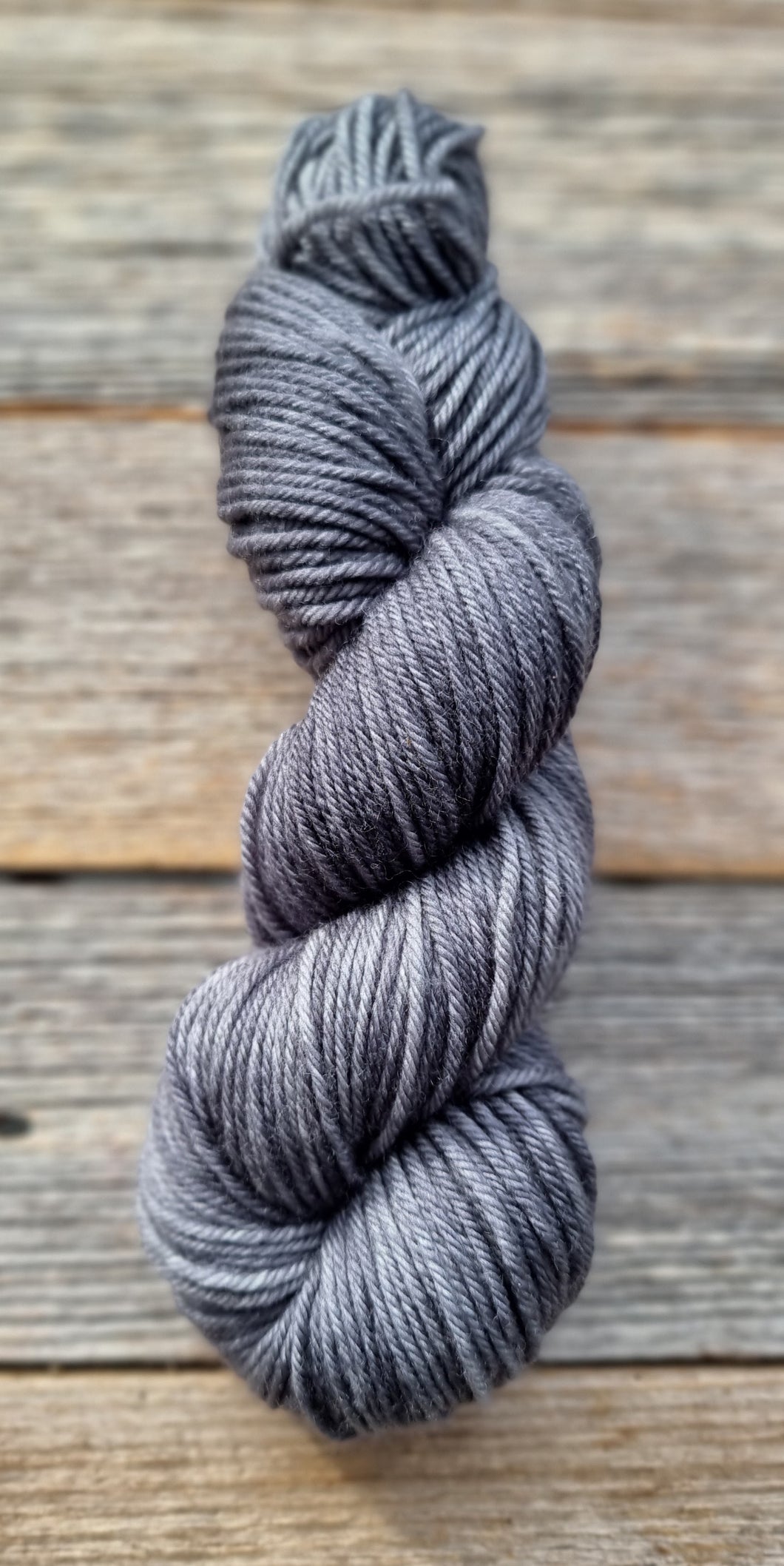 Sock Yarn 8 ply/Dk: Smoke